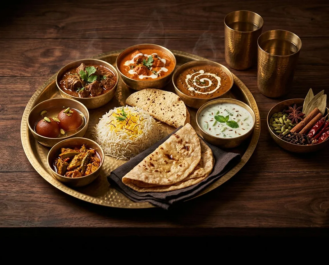 Traditional Indian heritage dishes at Nana Sans Canggu