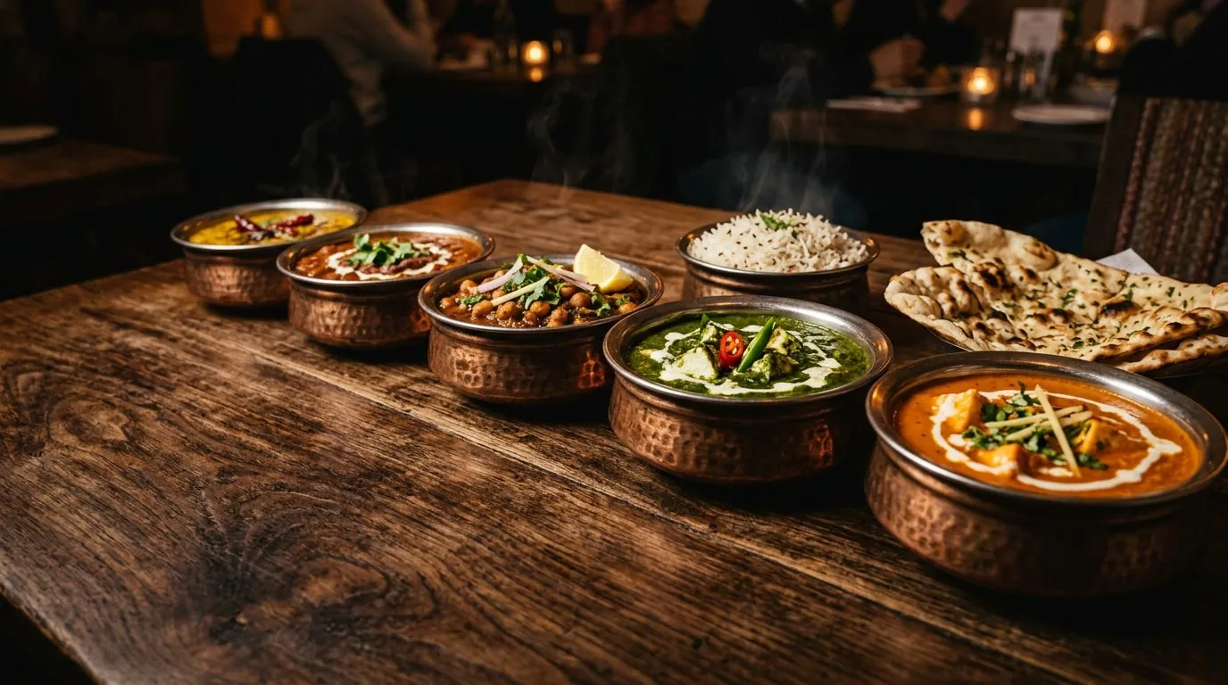 Vegetarian Indian curry at Nana Sans Bali